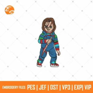 Horror chucky free embroidery designs
