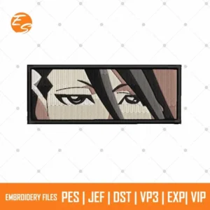 Kuchiki eyes anime free embroidery file