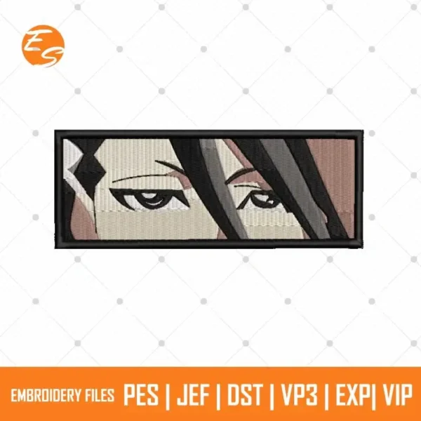 Kuchiki eyes anime free embroidery file