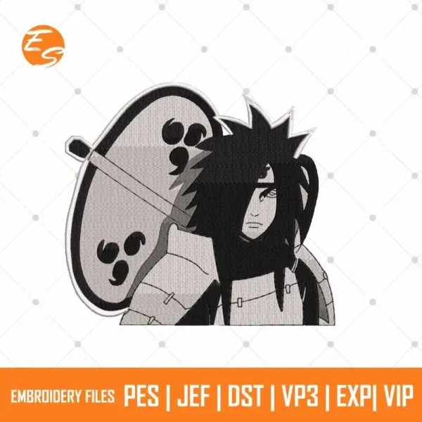 Madara anime free embroidery file