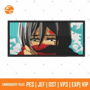 Mikasa eyes anime free embroidery file