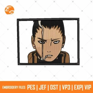 Nara anime free embroidery file