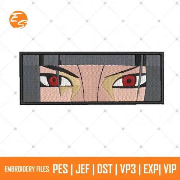 Naruto eyes anime free embroidery file