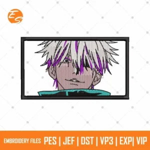 Satoru anime free embroidery file