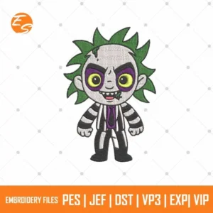 Beetlejuice chibi free embroidery designs