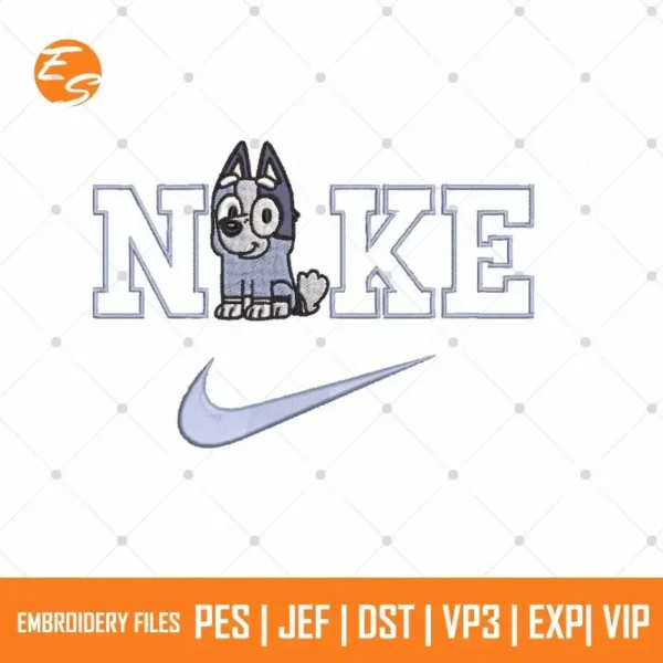 Bluey cartoon free embroidery designs