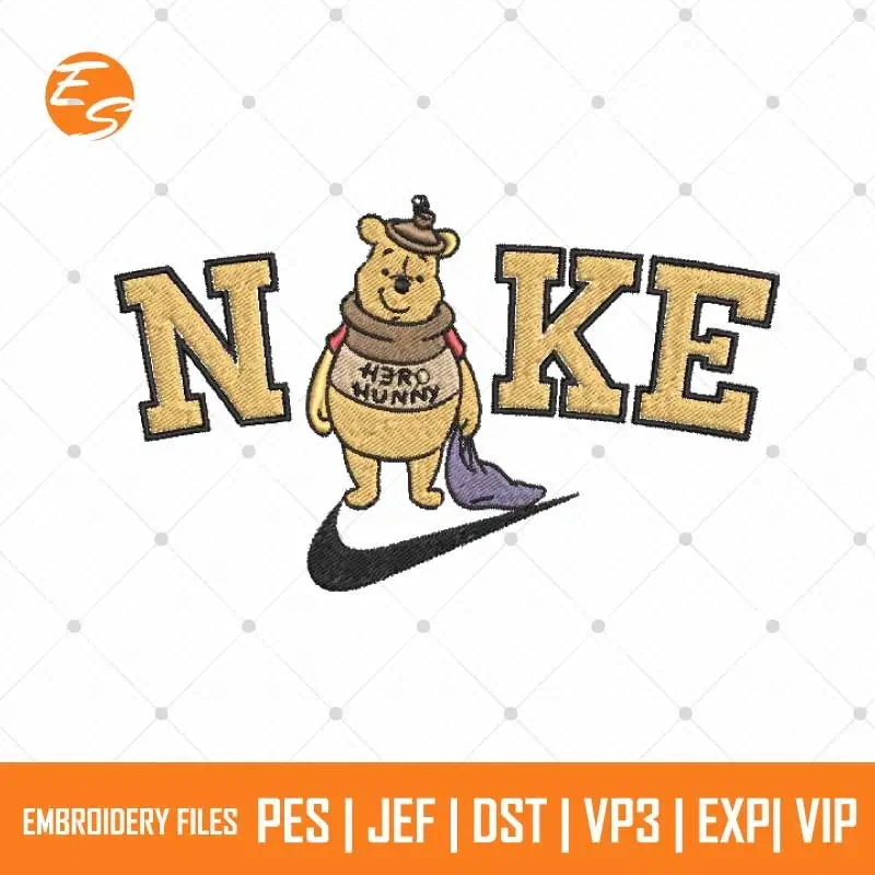 Pooh Bear free embroidery design