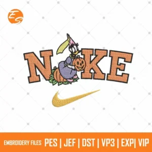 Duck with pumpkin free embroidery design