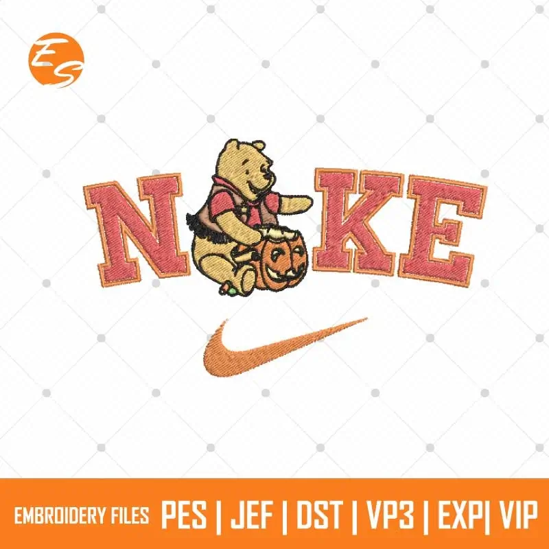 Pumpkin Winnie the Pooh free embroidery design