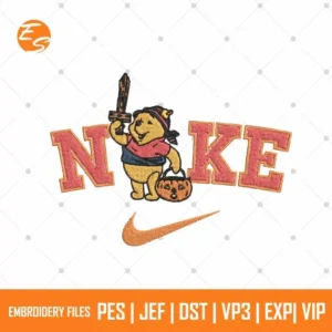 Pumpkin Winnie the Pooh free embroidery design