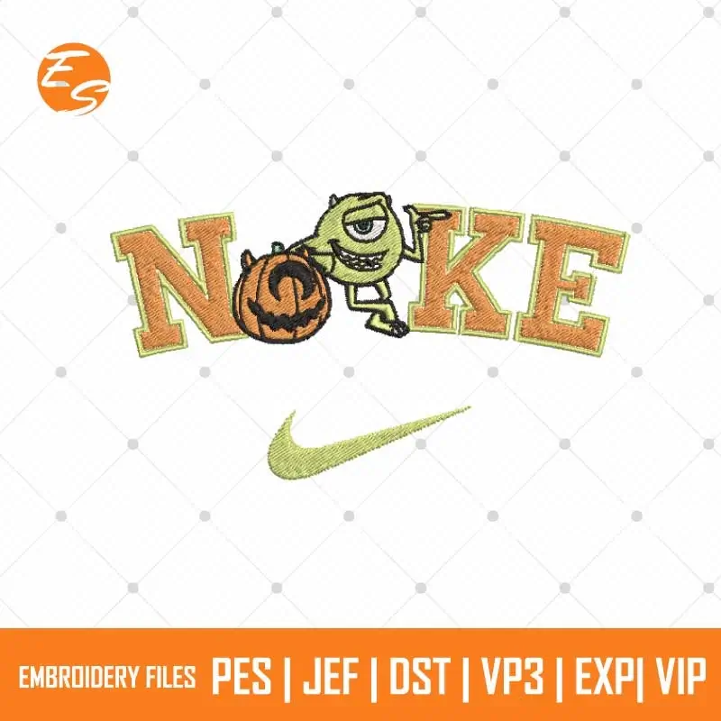 Halloween monster free embroidery design