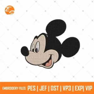 Mickey Head free embroidery design