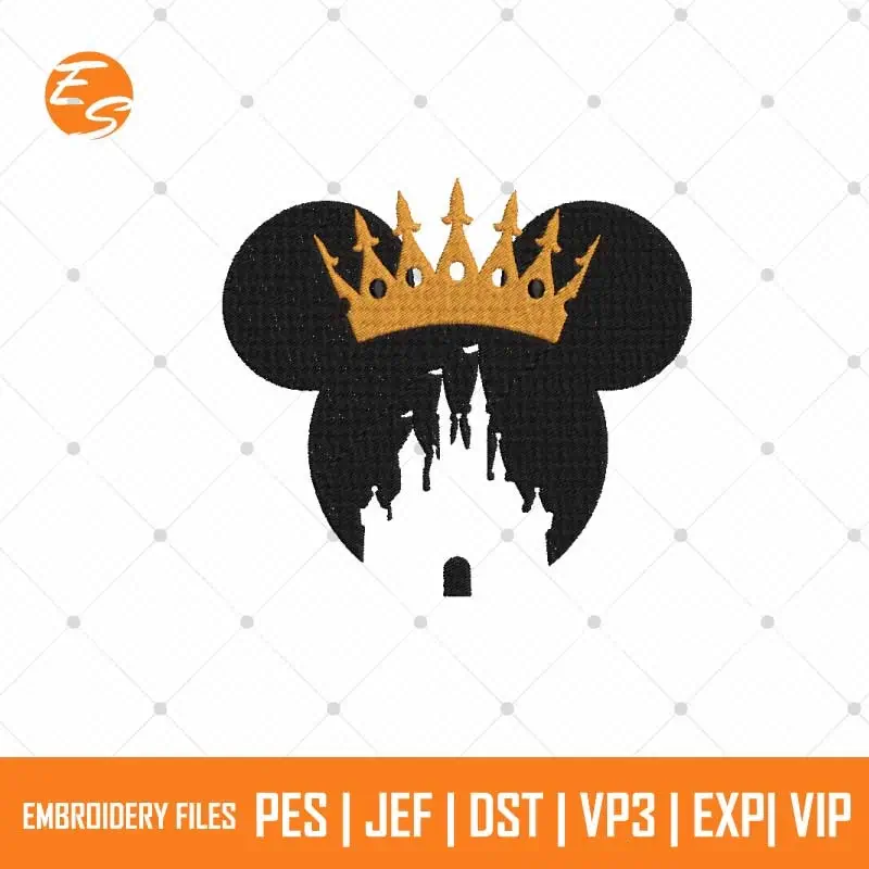 Minnie Mouse Queen free embroidery design