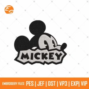 Micky Mouse patch free embroidery design