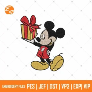 Disney Xmas Gift free embroidery design