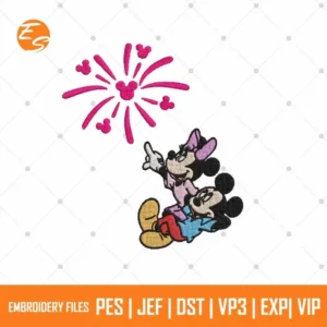 Disney firework free embroidery design