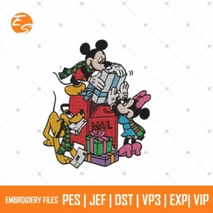 Xmas Disney Mail free embroidery design