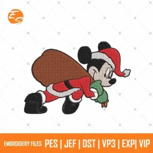 Xmas Disney Gift Sack free embroidery design