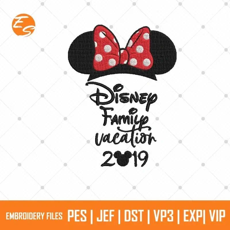 Disney vacation free embroidery design