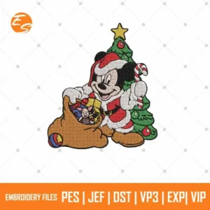 Xmas Disney Gift free embroidery design