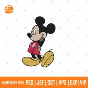 Cute Micky Mouse free embroidery design