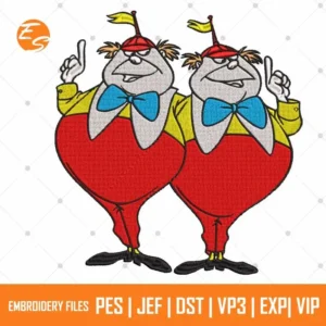 Disney Tweedle-dee free embroidery design