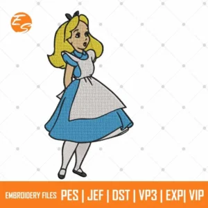 Disney Alice free embroidery design