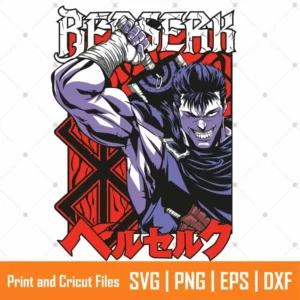 Berserk Guts Anime SVG