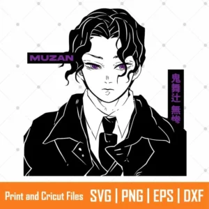 Muzan Kibutsuji Anime SVG