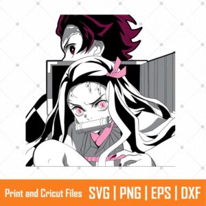 Tanjiro Neuzko Anime SVG